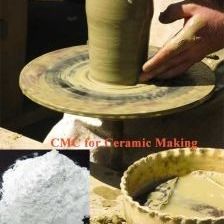 CMC branco em pó de carboxilato metílico de celulose de sódio de qualidade cerâmica