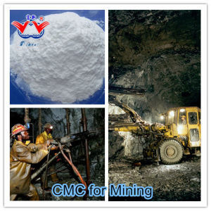 CMC de grau de mineração Carboximetil-sódio celulose para aditivo de detergente